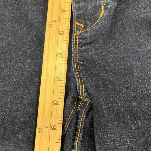 Old Navy Jeans Women’s 2 Skinny Maternity Dark Wash Stretch Denim Low Panel - Picture 8 of 8